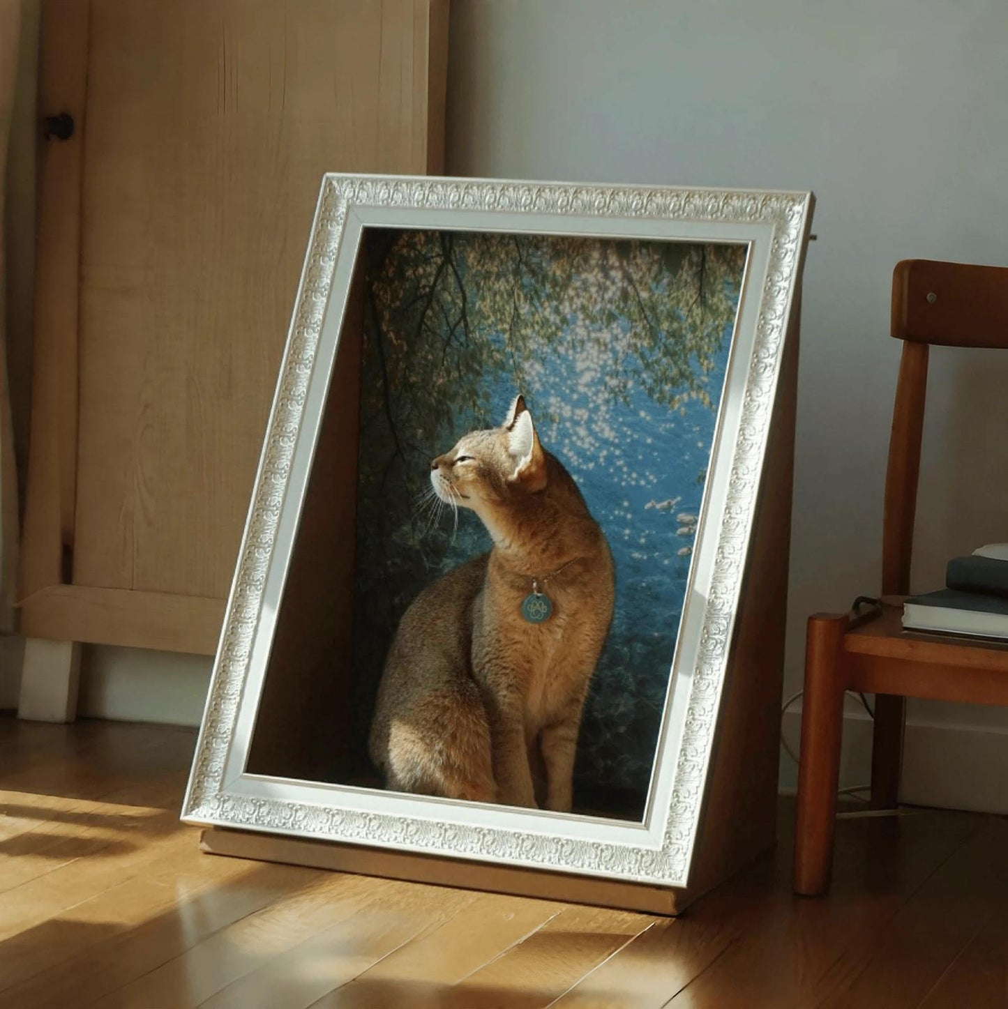 Pawtrait Gallery – Framed Cat Hideaway Art Series