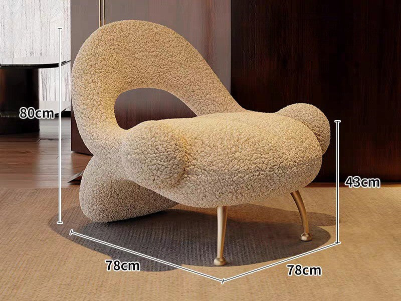 Luxe Curves Bouclé Lounge