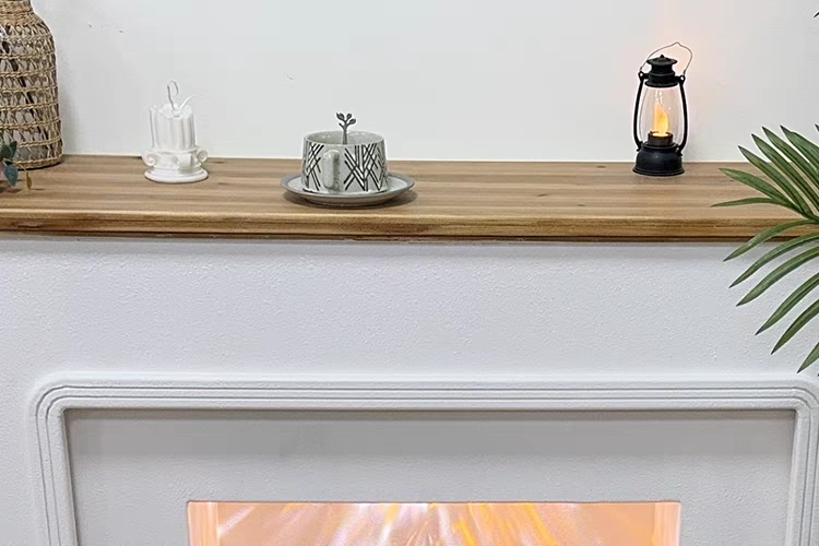 Aurora Faux Fireplace Mantel