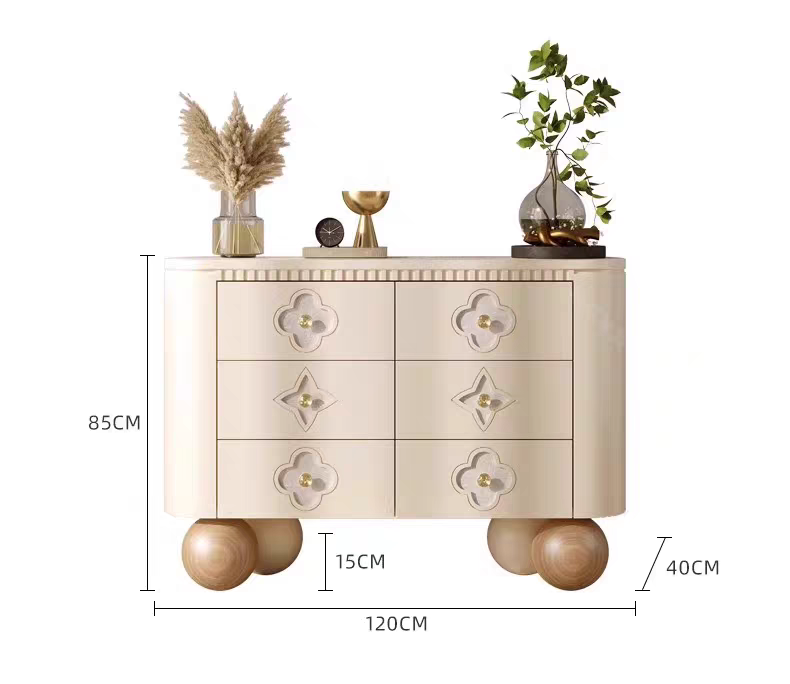 Ornate Bloom Dresser