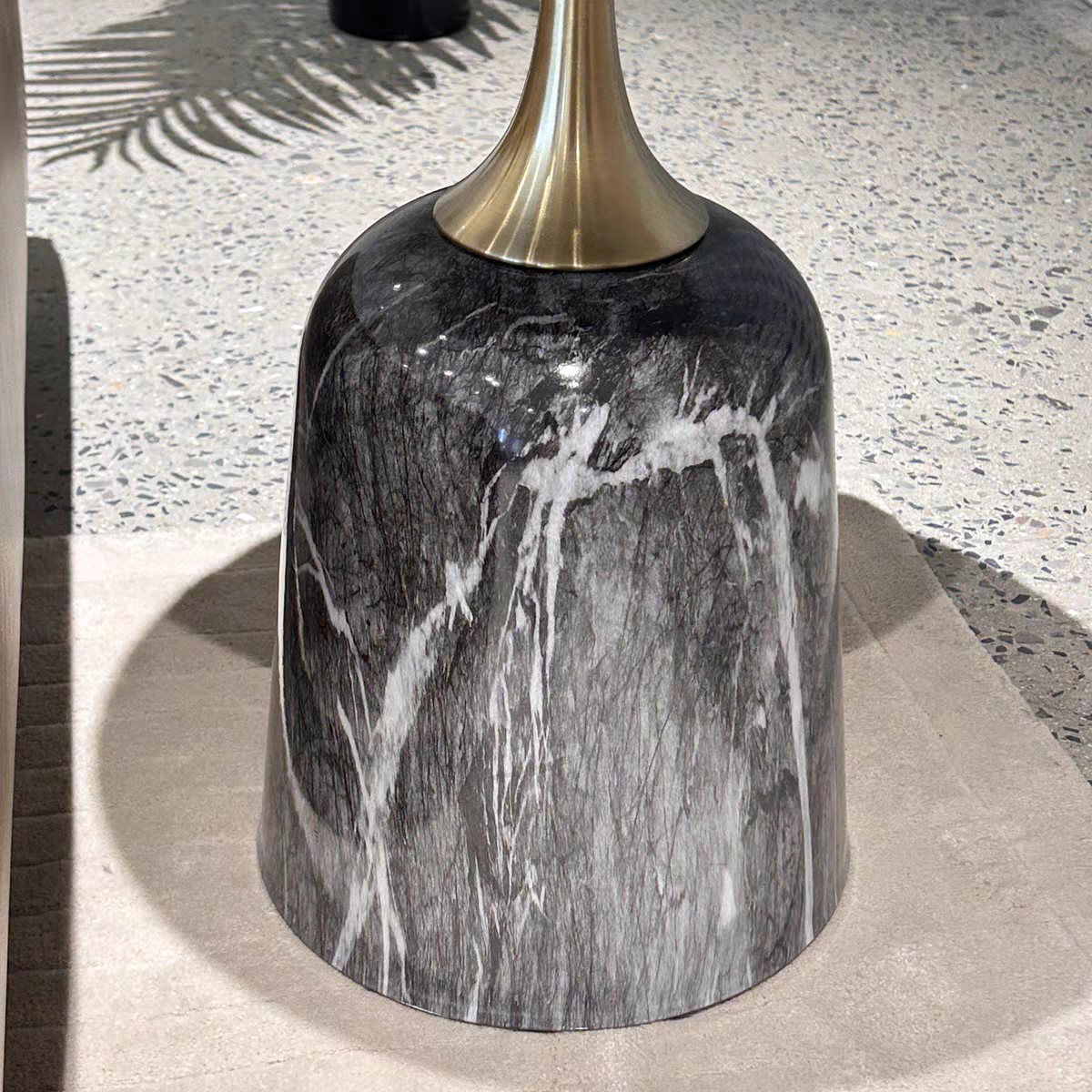 Opulent Luxe Marble Side Table