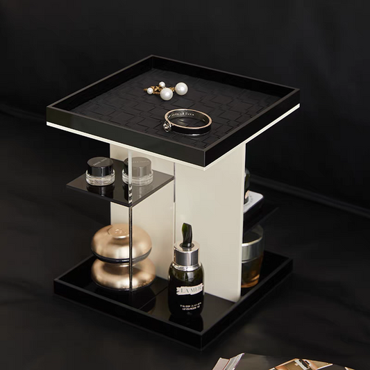 LuxeVista Rotating Makeup Organizer