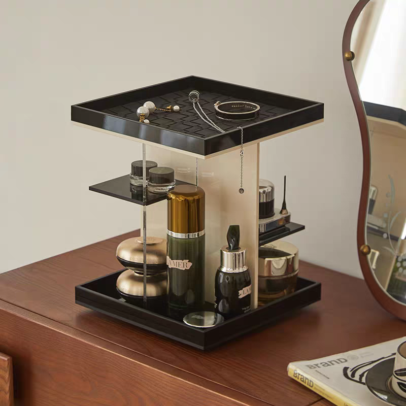 LuxeVista Rotating Makeup Organizer