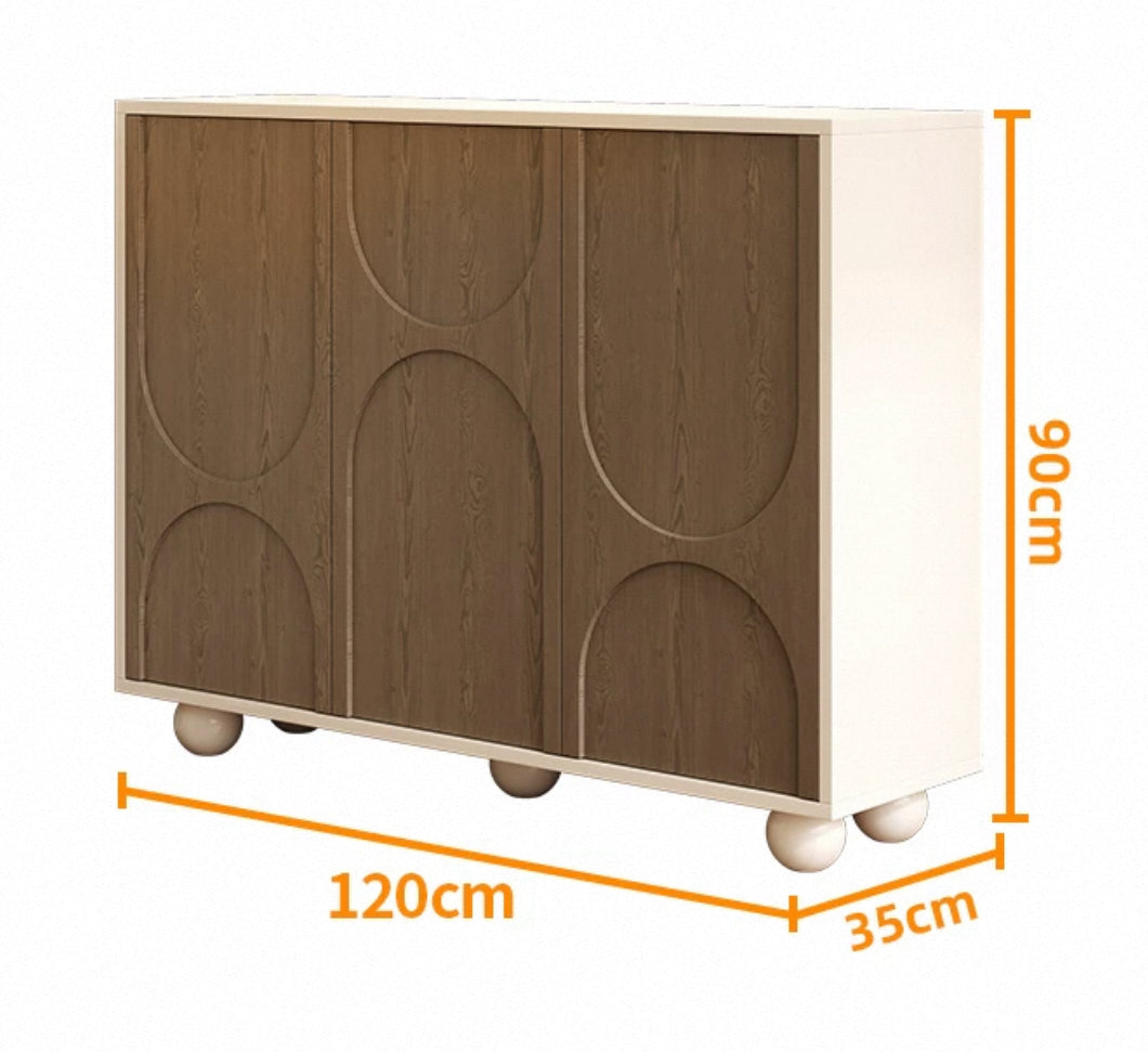 LunaCurve Modern Shoe & Storage Cabinet