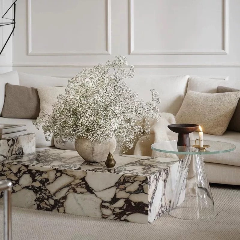 Monarch Vein Marble Coffee Table Collection