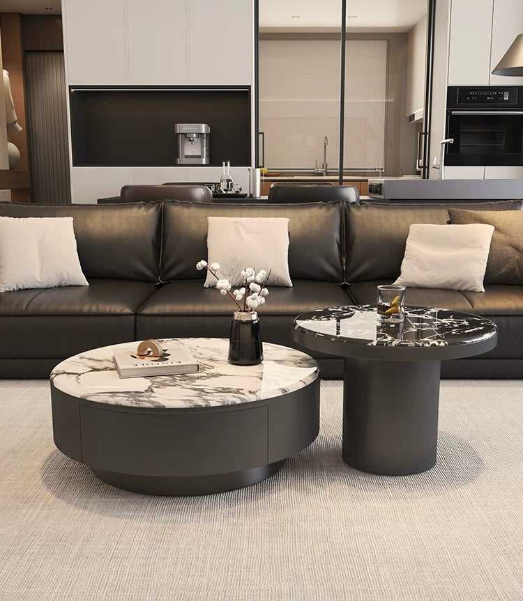LuxeStone Duo Coffee Table