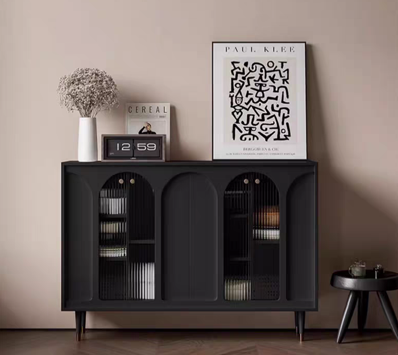 NoirVista Arched Display Sideboard