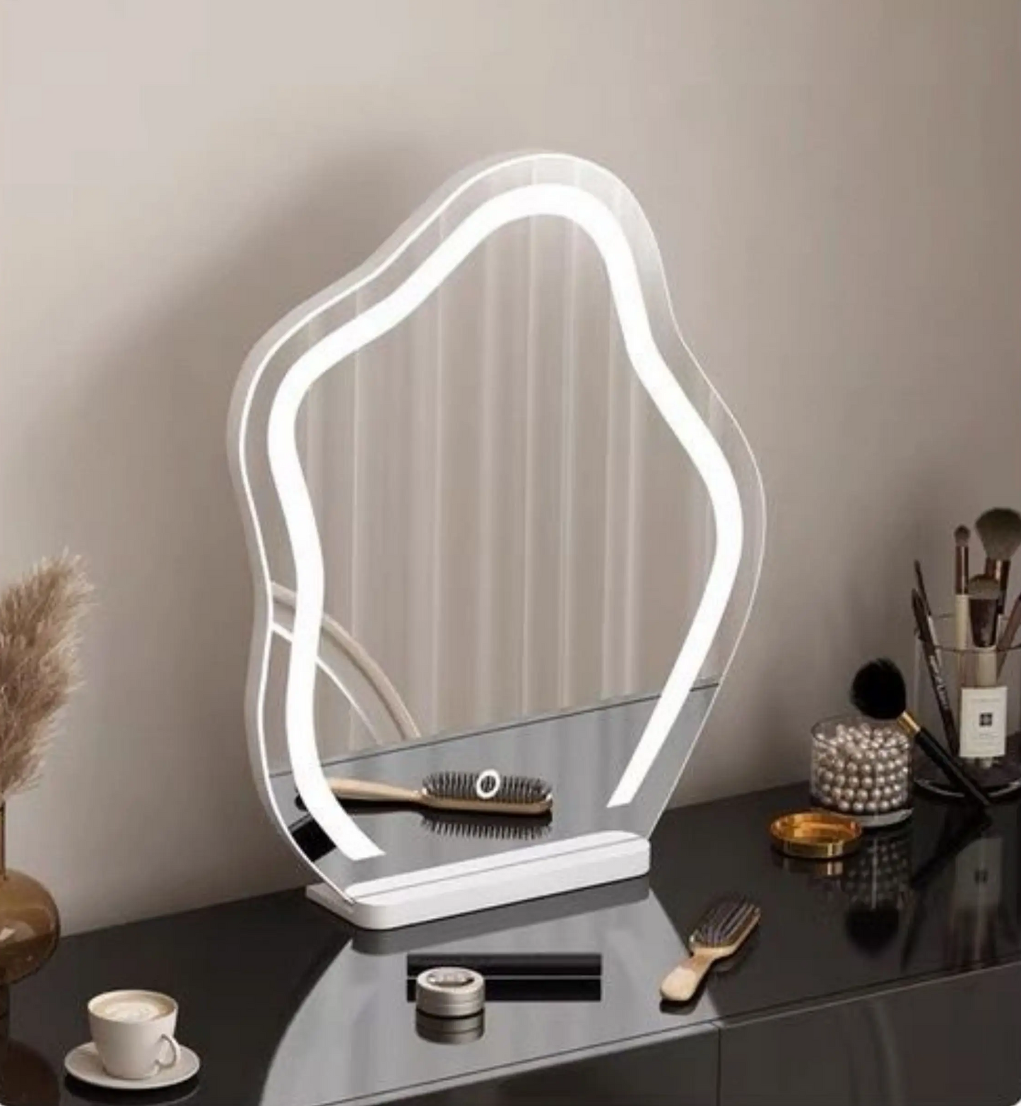 Élan CloudGlow Solid Wood Dressing Table