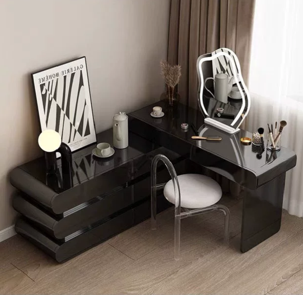 Élan CloudGlow Solid Wood Dressing Table