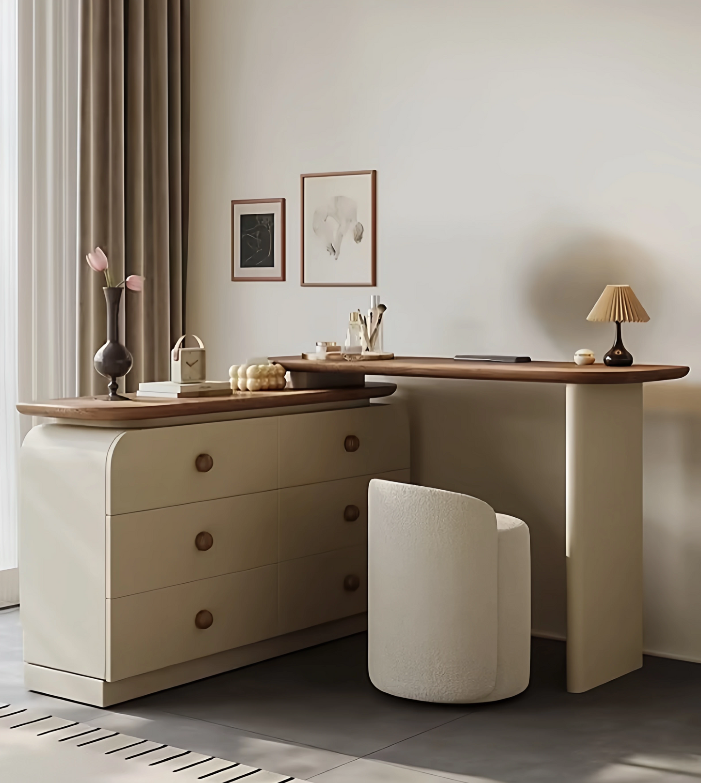 Elihood FlexForm Extendable Vanity & Storage Set