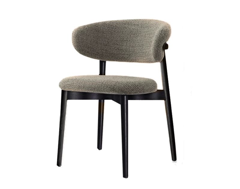 Lunara Luxe Solid Wood Fabric Dining Chair