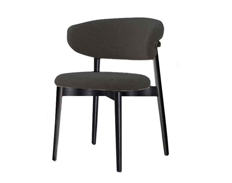 Lunara Luxe Solid Wood Fabric Dining Chair