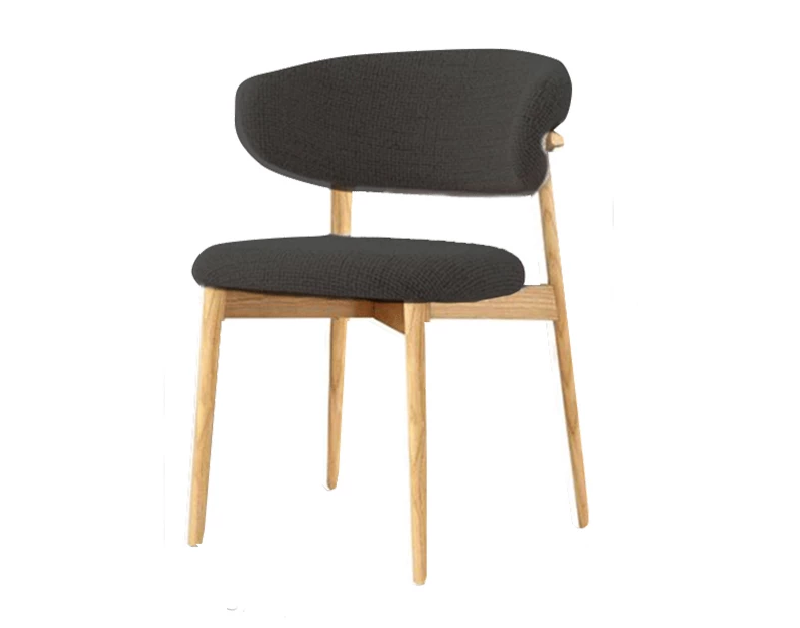 Lunara Luxe Solid Wood Fabric Dining Chair