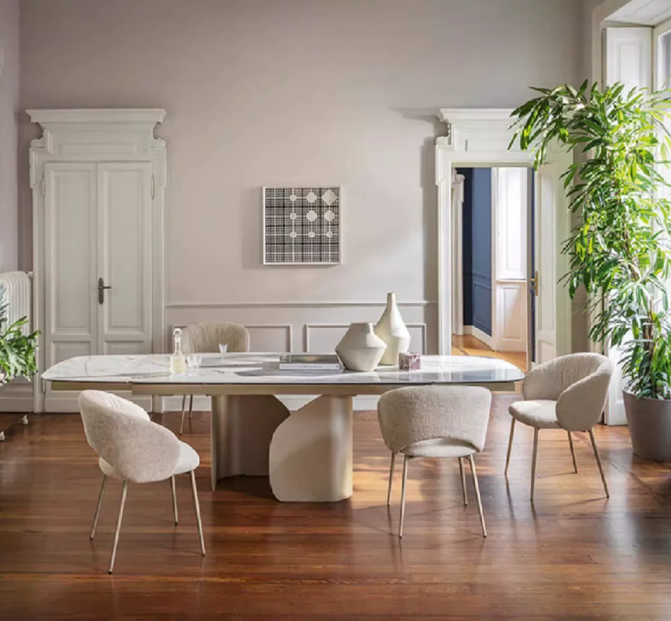 MEGASUN Arc Comfort Dining Chair