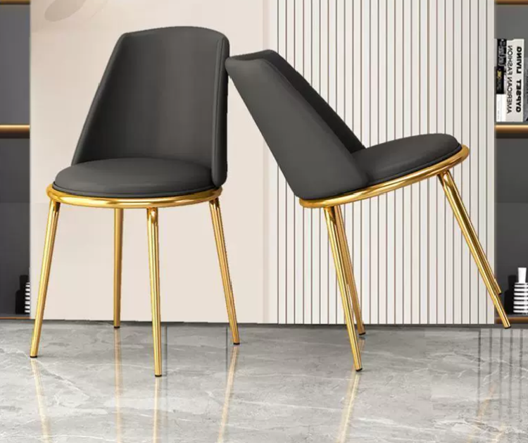 Aurora Luxe Gold Dining Chair