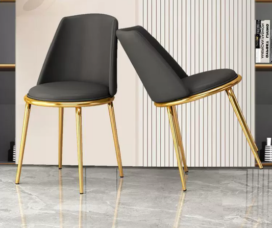 Aurora Luxe Gold Dining Chair