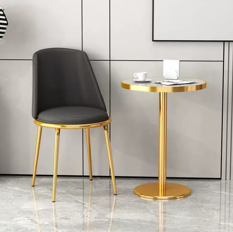 Aurora Luxe Gold Dining Chair
