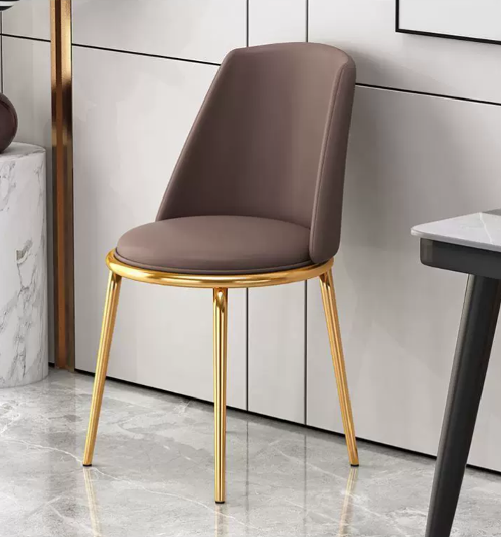 Aurora Luxe Gold Dining Chair
