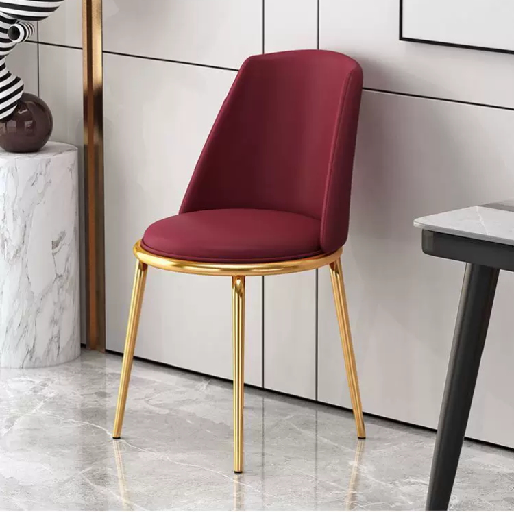 Aurora Luxe Gold Dining Chair