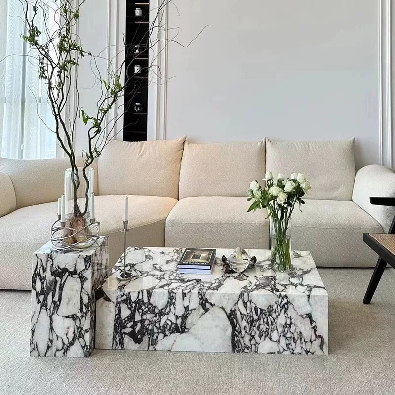 Monarch Vein Marble Coffee Table Collection
