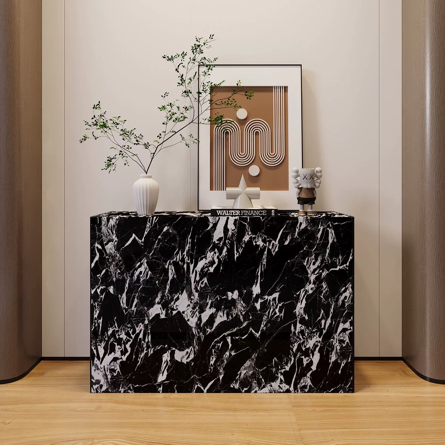 LuxeStone Entryway Console