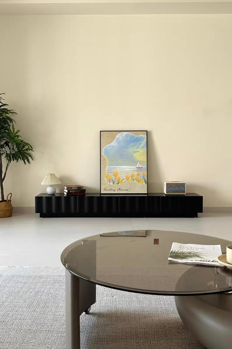 RippleFlow Modern Wave TV Unit