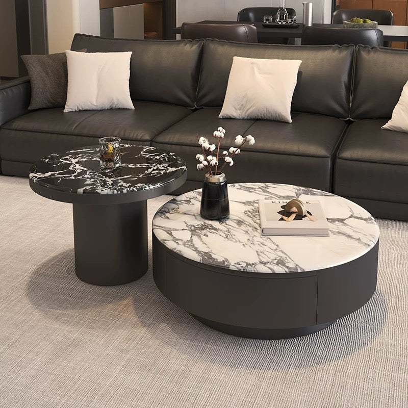 LuxeStone Duo Coffee Table