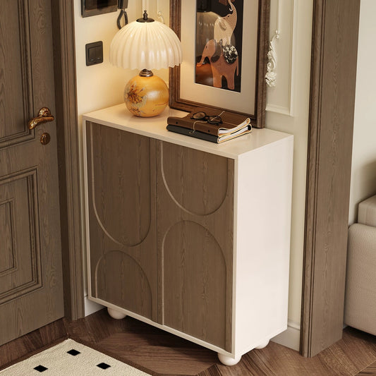LunaCurve Modern Shoe & Storage Cabinet