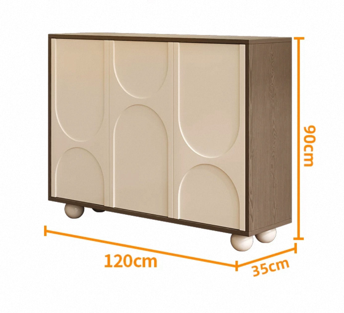 LunaCurve Modern Shoe & Storage Cabinet