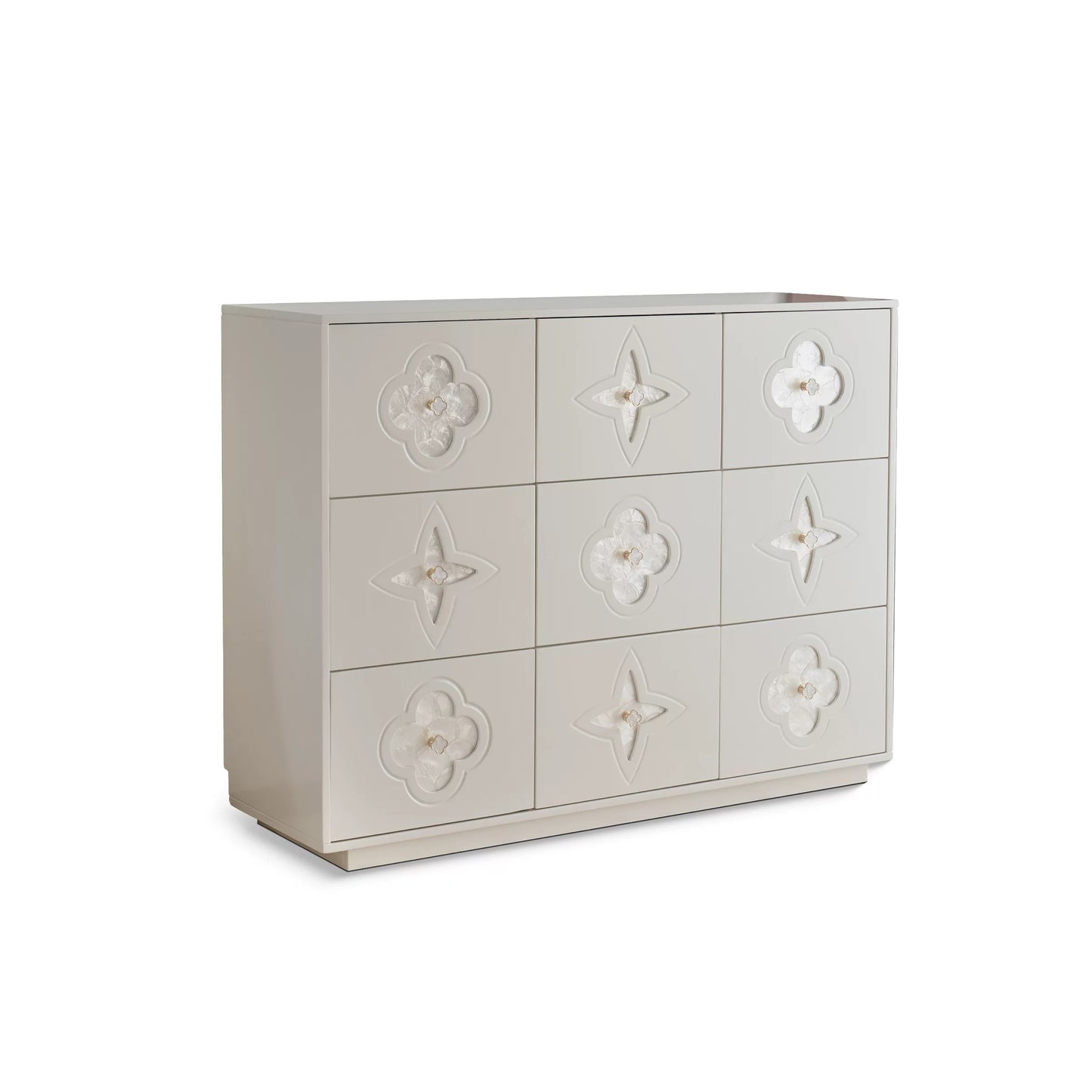Aurora Shell Nine-Drawer Cabinet