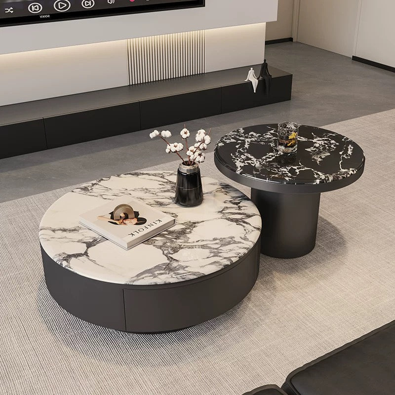 LuxeStone Duo Coffee Table