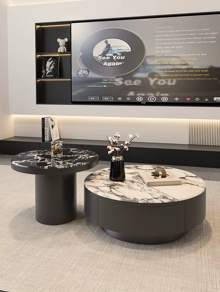 LuxeStone Duo Coffee Table