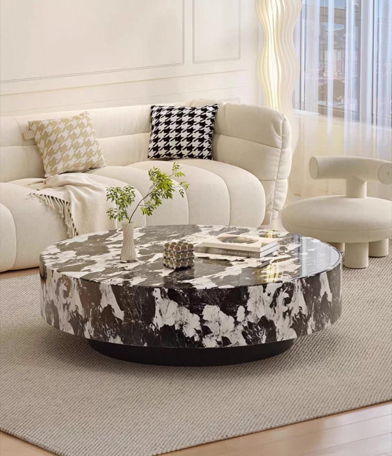 Eterna Luxe Marble Coffee Table