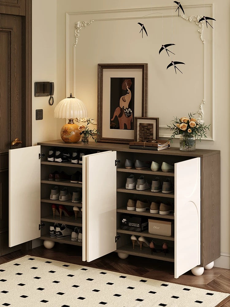 LunaCurve Modern Shoe & Storage Cabinet