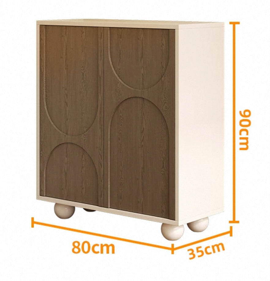 LunaCurve Modern Shoe & Storage Cabinet