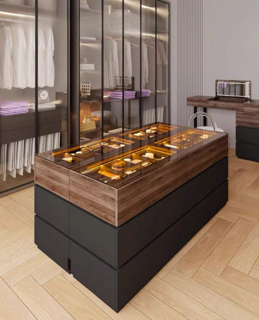 LuxeView Showcase Drawer Cabinet