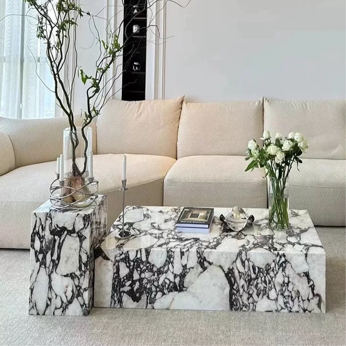 Monarch Vein Marble Coffee Table Collection