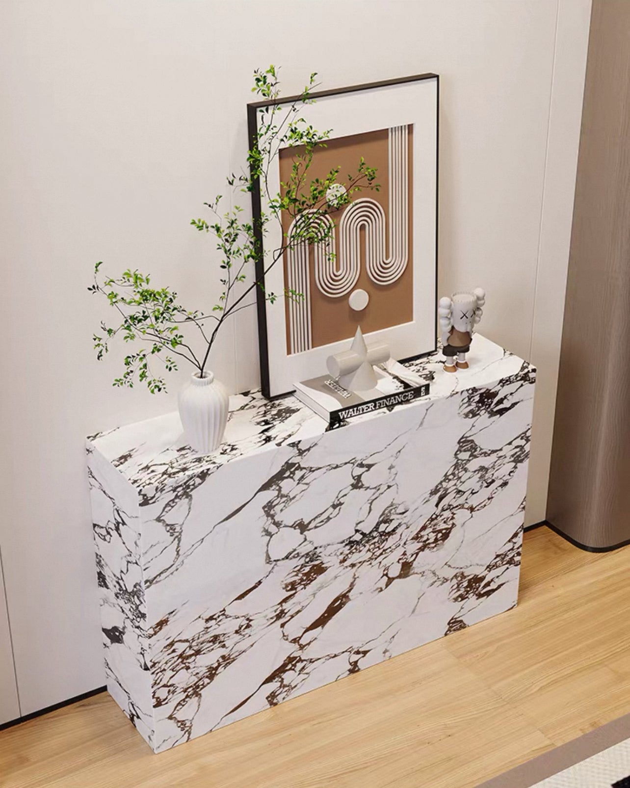 LuxeStone Entryway Console