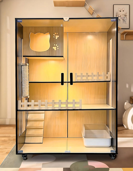 Purrfect Palace – Luxury Cat Enclosure & Modern Pet Condo