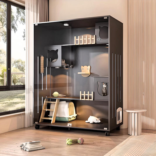 PurrNook Multi-Function Cat Cabinet