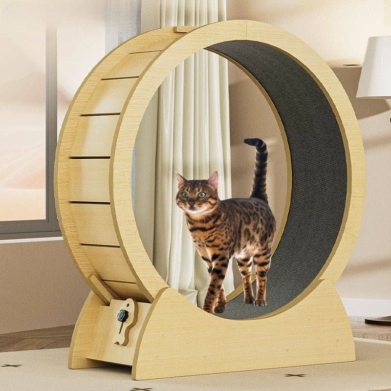 SilentStride™ Luxury Cat Exercise Wheel