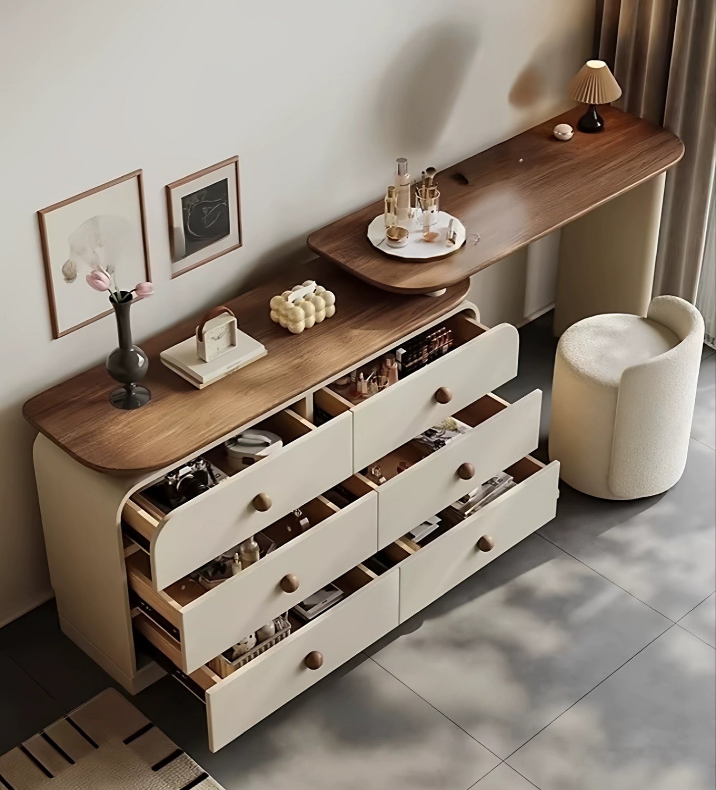 Elihood FlexForm Extendable Vanity & Storage Set