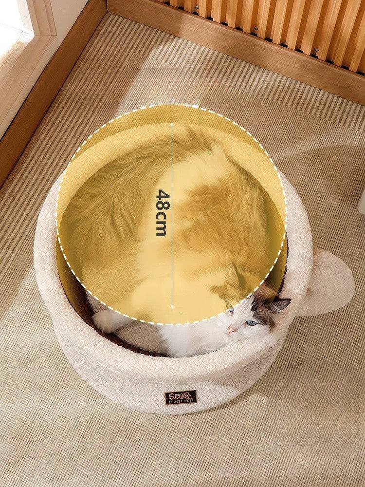 PurrBrew™ Coffee Cup Cat Scratcher & Deep Sleep Bed
