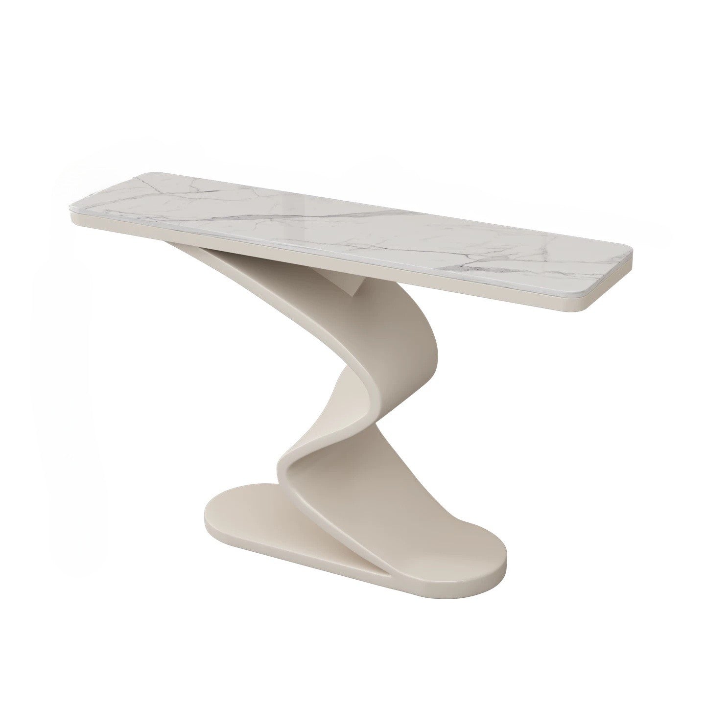 AuraCurve™ Sintered Stone Console Table