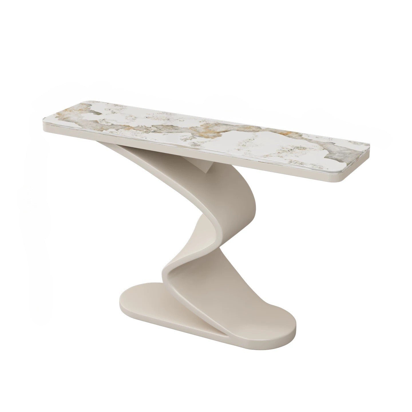 AuraCurve™ Sintered Stone Console Table