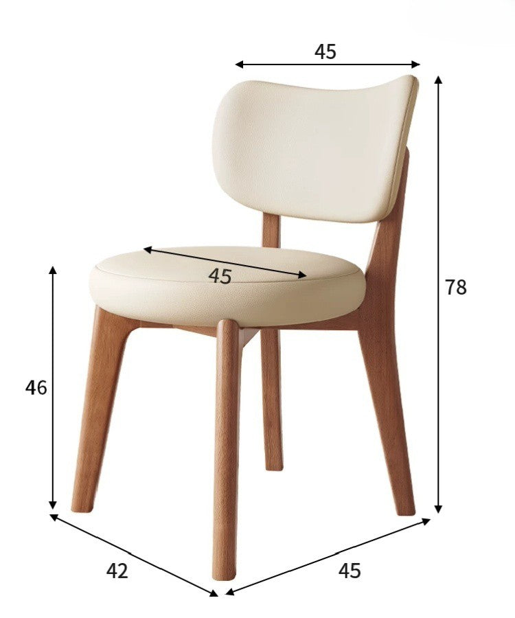 Luna Comfort Solid Wood Dining Chair