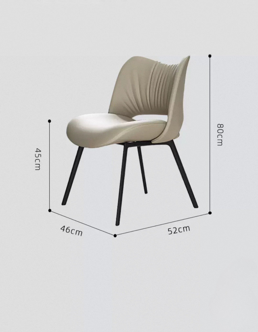Lunaria Italian-Style Designer Dining Chair