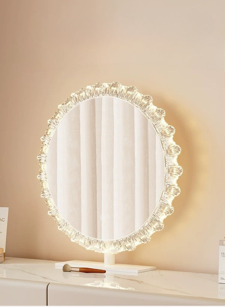 Aurora Luxe Modular Vanity Table with LED Mirror