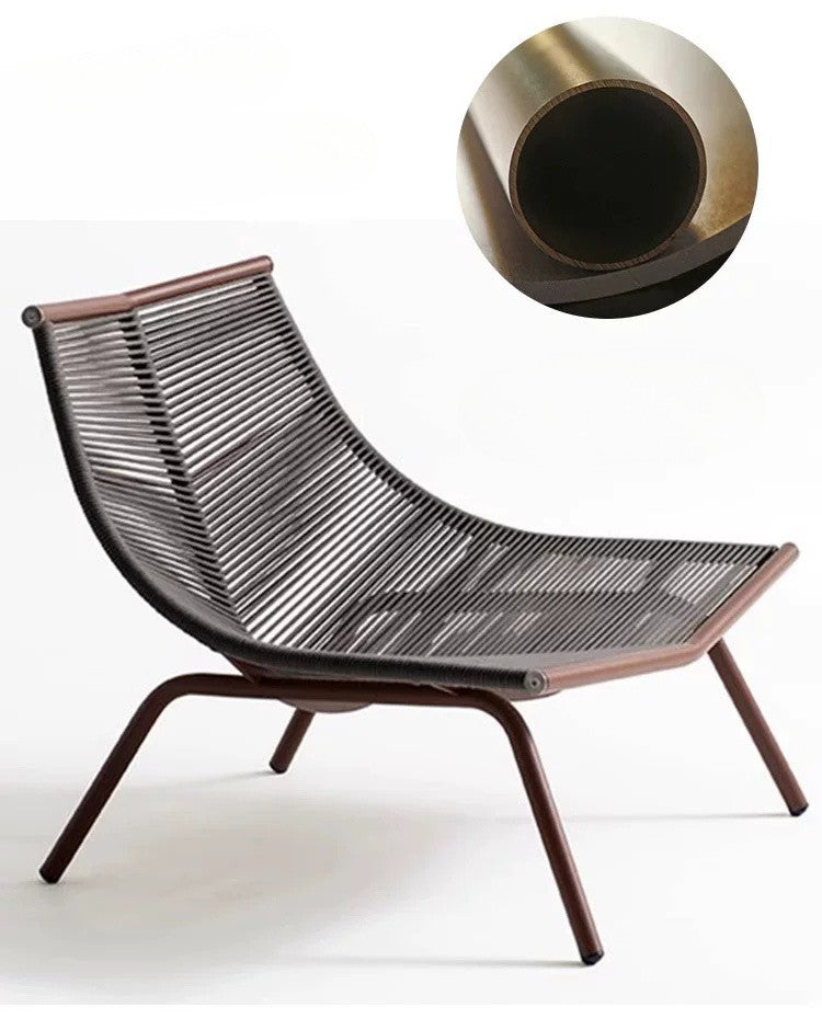 Slow Life Nordic Rope Rocking Lounge Chair