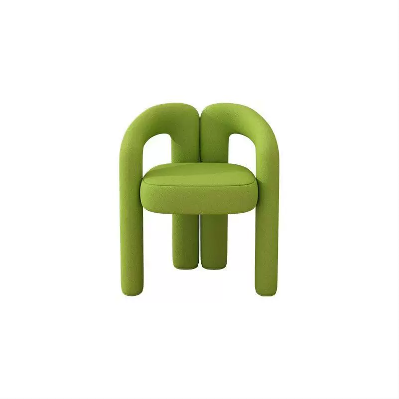 Luna Embrace™ Cream Velvet Cosmetic Chair